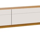 Rack Classic 3g 1.8 Off White Com Nature - Imcal Móveis