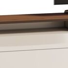 Rack Classic +3g 2.2 Off White Com Freijó - Imcal Móveis