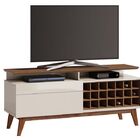 Rack Classic +ad 1.4 Off White Com Freijó - Imcal Móveis