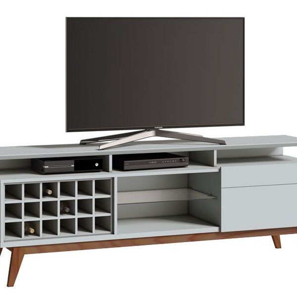 Rack Classic +ad 1.8 Branco Acetinado - Imcal Móveis