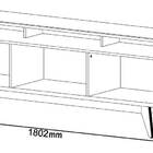 Rack Classic +ad 1.8 Branco Acetinado - Imcal Móveis