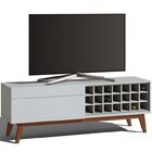 Rack Classic Ad 1.4 Branco Acetinado - Imcal Móveis