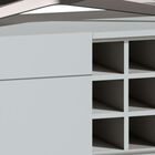 Rack Classic Ad 1.4 Branco Acetinado - Imcal Móveis