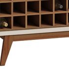 Rack Classic Ad 1.8 Off White Com Freijó - Imcal Móveis