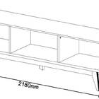 Rack Classic Ad 2.2 Off White Com Freijó - Imcal Móveis