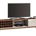 Rack Classic Ad 2.2 Off White Com Freijó - Imcal Móveis