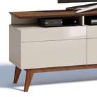 Rack Classic Ii 3 Gv Off White Com Freijó Touch 180 Cm