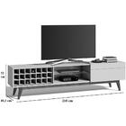 Rack Classic Imcal Com Adega 2.2 1109 Branco Sala Estar Tv