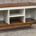 Rack Com 2 Portas - 2 Nichos Em Madeira Maciça Mdf - Branco