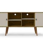 Rack Com 2 Portas E 2 Prateleiras Estrela Nature/off White