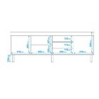 Rack Com 7 Nichos E Pés Em Madeira - Branco/natural