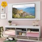 Rack Com Espelho, Pés Retrô E Painel Tv 65" Com 2 Portas Lond