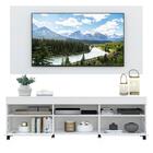 Rack Com Espelho, Rodízios E Painel Tv 65" E  2 Portas Londre