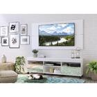 Rack Com Espelho, Rodízios, Painel E Suporte Tv 65" Com 2 Por