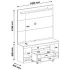 Rack com Mesa de Centro + Painel para TV Até 47 Polegadas Sys