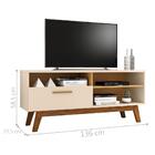 Rack Com Nichos E Porta Serafinne Off White Cinamomo