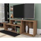 Rack Com Nichos Para Tv De 43 Polegadas Linea Castanho/preto