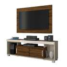 Rack Com Painel 50 Polegadas Pierre 152 Cm Off White Savana