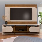 Rack Com Painel  Para Tv Até 80 Polegadas Seleto 2 Portas Pin