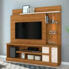 Rack Com Painel Alan Para Tv De 55 Pol Off White Natural