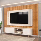 Rack Com Painel Ariana Led Curvo Para Tv Até 75 Polegadas 297