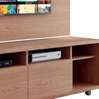 Rack Com Painel Arizona 1.8 1p Castanho - Moveisaqui