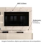 Rack Com Painel Atena Para Tv De 65 Pol Branco Off White