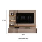 Rack Com Painel Atena Para Tv De 65 Pol Fendi Natural