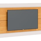 Rack Com Painel Classic 2g 1.4 Nature Com Off White - Imcal M