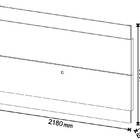 Rack Com Painel Classic 2g 2.2 Nature Com Off White - Imcal M