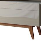 Rack Com Painel Classic +3g 1.8 Com Led Freijó Com Off White