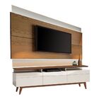 Rack Com Painel Classic +3g 1.8 Com Led Freijó Com Off White