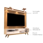 Rack Com Painel Com 2 Gavetas Paco Babus - Elmo / Onix