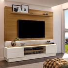 Rack Com Painel Com Led  Para Tv Até 75" 100% Mdf London Carv