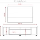 Rack Com Painel Combo Tomaz - Madetec Savana
