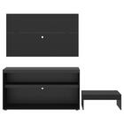 Rack Com Painel E Suporte P/tv Até 50" Com Mesa De Centro Atu