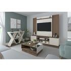 Rack Com Painel E Suporte Tv 60" Multimóveis Cr45185