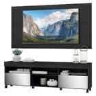 Rack Com Painel E Suporte Tv 65" Com Rodízios E Espelho Londr