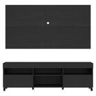 Rack Com Painel E Suporte Tv 65" Com Rodízios Londres Multimó