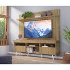 Rack Com Painel E Suporte Tv 65" Madri Multimóveis Rustic Com