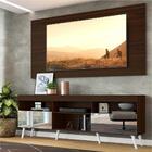 Rack Com Painel E Suporte Tv 65" Retrô Com Espelho Flórida Mu