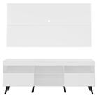 Rack Com Painel E Suporte Tv 65" Retrô Flórida Multimóveis V3