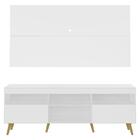 Rack Com Painel E Suporte Tv 65" Retrô Londres Multimóveis V3