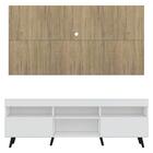 Rack Com Painel E Suporte Tv 65" Retrô Londres Multimóveis V3