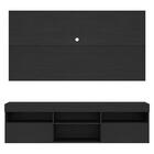 Rack Com Painel E Suporte Tv 65" Suspenso Londres Multimóveis