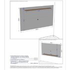 Rack Com Painel Elegant Para Tv Até 65 Polegadas Pés De Madei