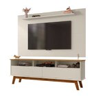 Rack Com Painel Elegant Para Tv Até 65 Polegadas Pés De Madei