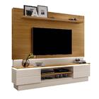 Rack Com Painel Em Mdf Com Led Bélgica Carvalho/off White