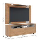 Rack Com Painel Extensível Para Tv Até 70 Polegadas Com Rodzí