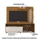 Rack Com Painel Frizz Para Tv De 65 Pol Off White Natural